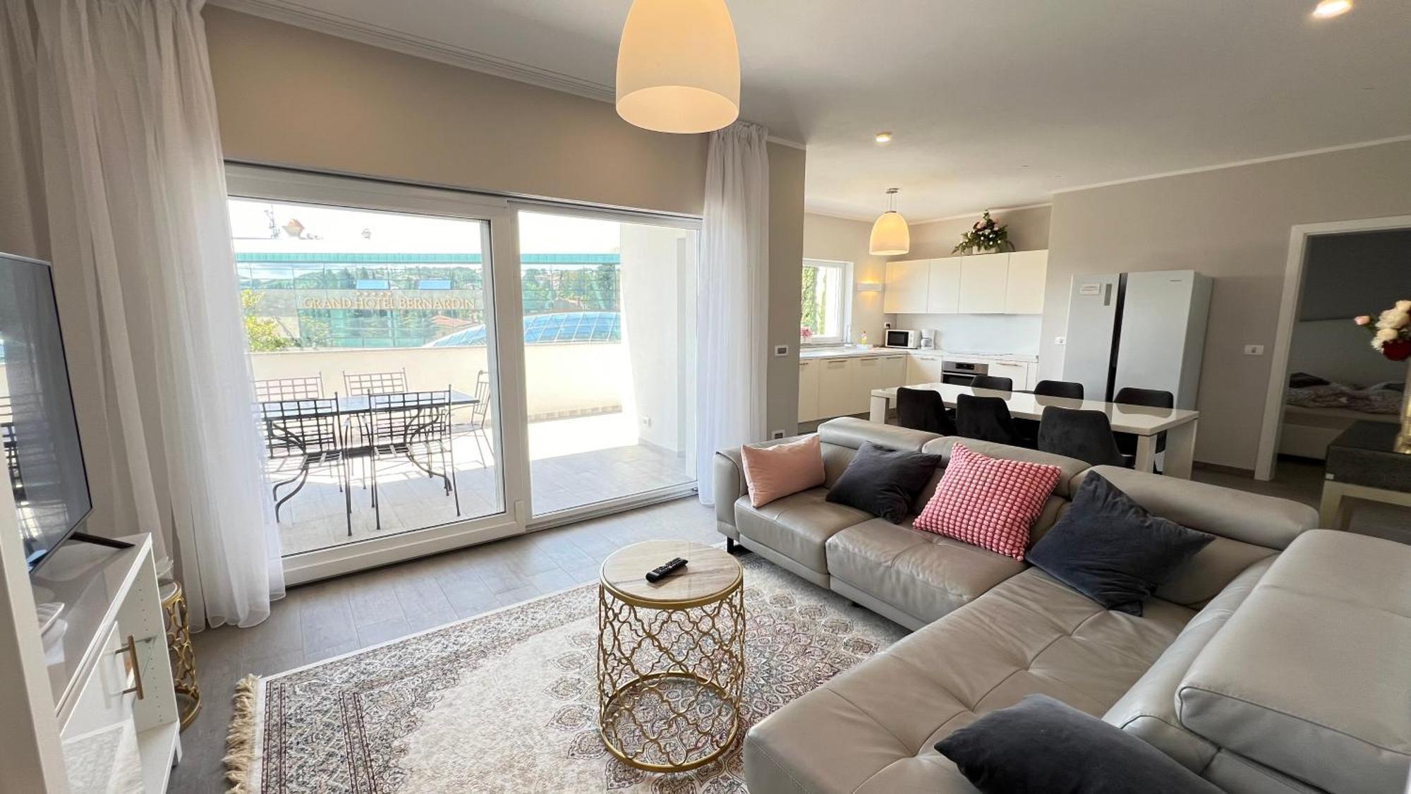 Casa Del Sol Portoroz Apartment Bagian luar foto